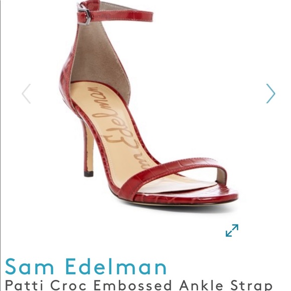 Sam Edelman Shoes - Sam Edelman Patti Croc Embossed Sandal Size 11